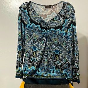 Boho Long sleeve pop over top PXL